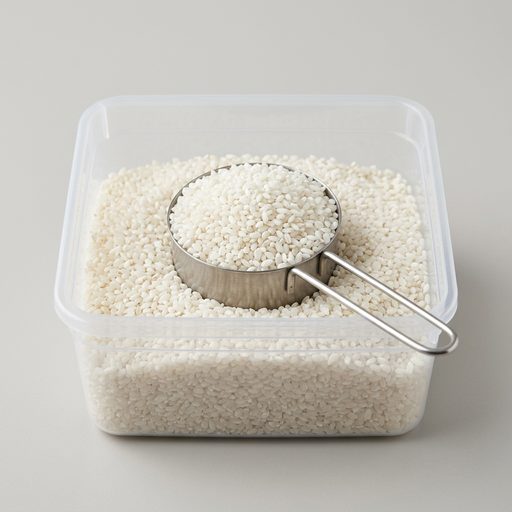Well-milled rice